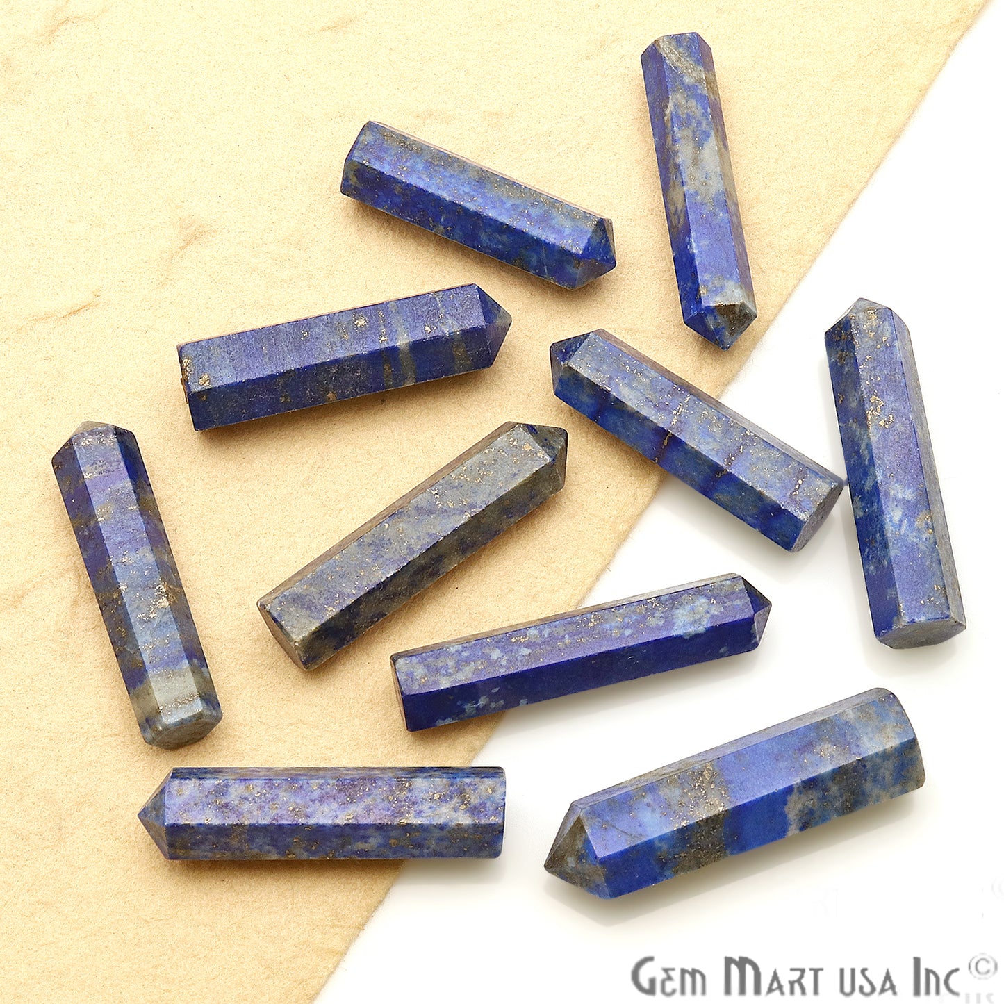 Gemstone Pencil Pointed 37x10mm Spiritual Stone Jewelry (Pick Stone) - GemMartUSA