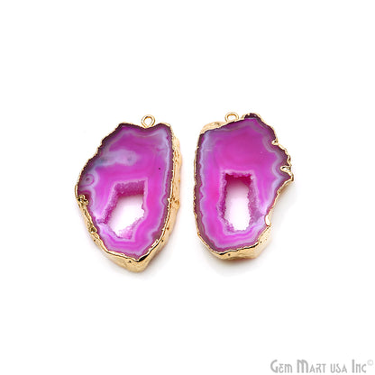 diy-earrings, agate earring, agate jewelry, geode