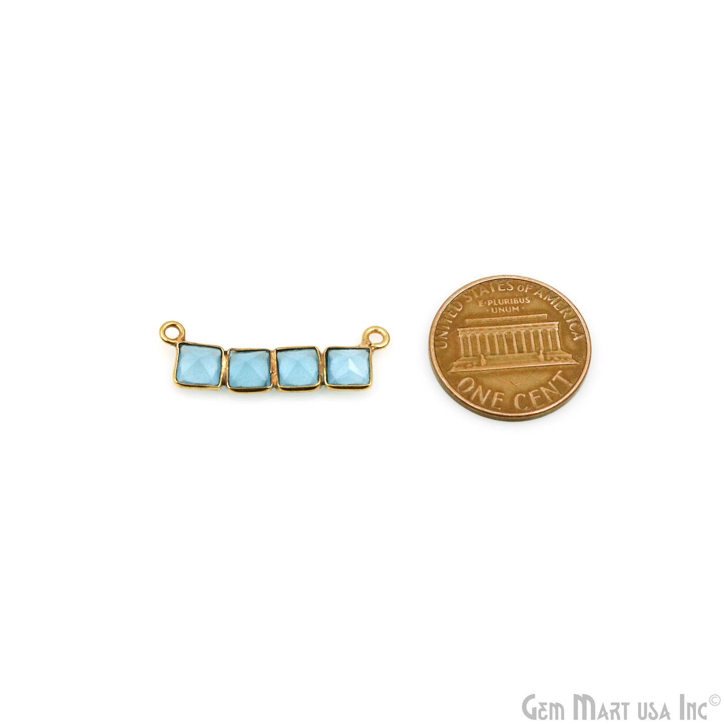 DIY Bar Gemstone 23x6mm Gold Plated Chandelier Finding Component