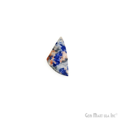 Sodalite Triangle Shape 31X15mm Loose Gemstone For Earring Pair