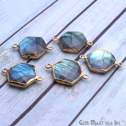 gemstone connector beads, gemstone connector pendant