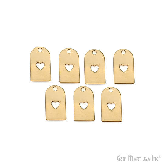 Guitar Pickguard Charm Laser Finding Gold Plated 10x17mm Charm For Bracelets & Pendants