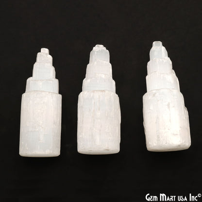 Selenite Tower, Mini Selenite Tower, Selenite Tower, Selenite, Charging Selenite, Charging Stone, Dream Stone, Small Selenite Tower