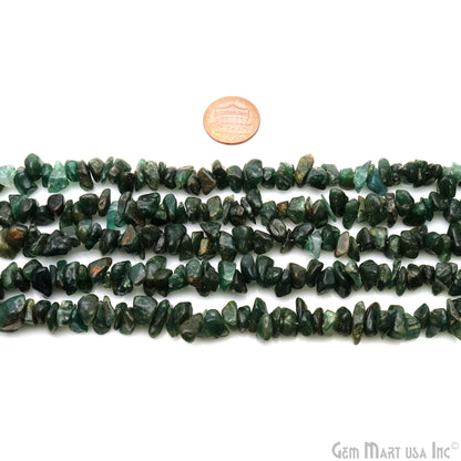 Aventurine Chip Beads, 34 Inch, Natural Chip Strands, Drilled Strung Nugget Beads, 7-10mm, Polished, GemMartUSA (CHAV-70004)