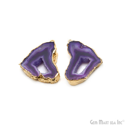 diy-earrings, agate earring, agate jewelry, geode