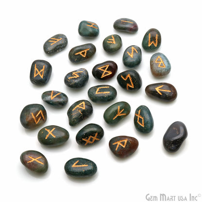 Rune Stones, Medium Size Spiritual Stones, Futhark Reiki, Rune Stone Symbols, Gemstones