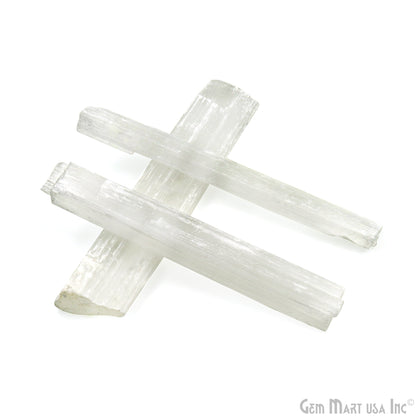 Selenite Rough Stick, Selenite Wand, Selenite, Palm Size Selenite, 6inch, Healing Crystal