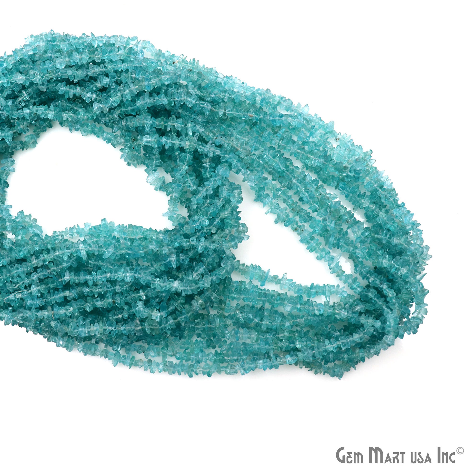 Natural Apatite Chip Beads 34 Inch Full Strand (762206584879)