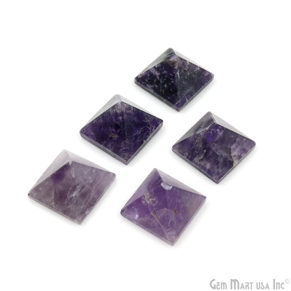 Amethyst Pyramid, 29x27mm Ornamental Home Decor, Precious Healing Gemstone, Chakra Stone, Spiritual Gemstone