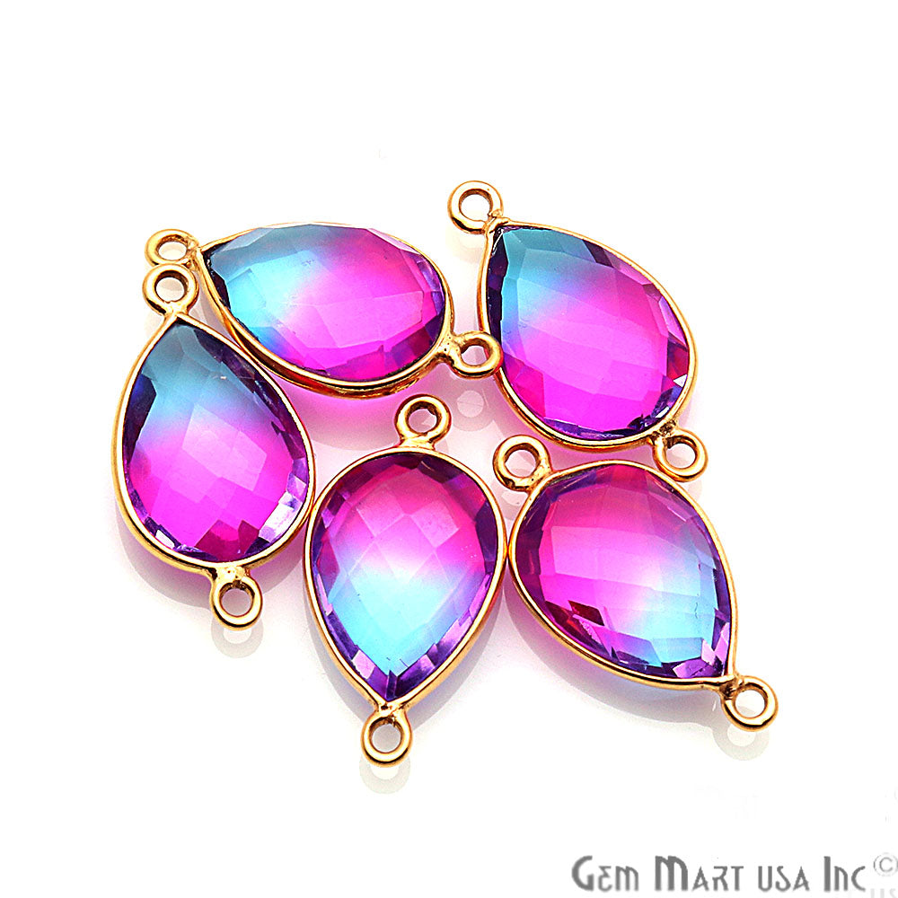 gemstone connector beads, gemstone connector pendant