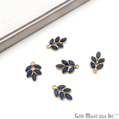 DIY Iolite 17x11mm Gold Plated Chandelier Finding Component - GemmartUSA