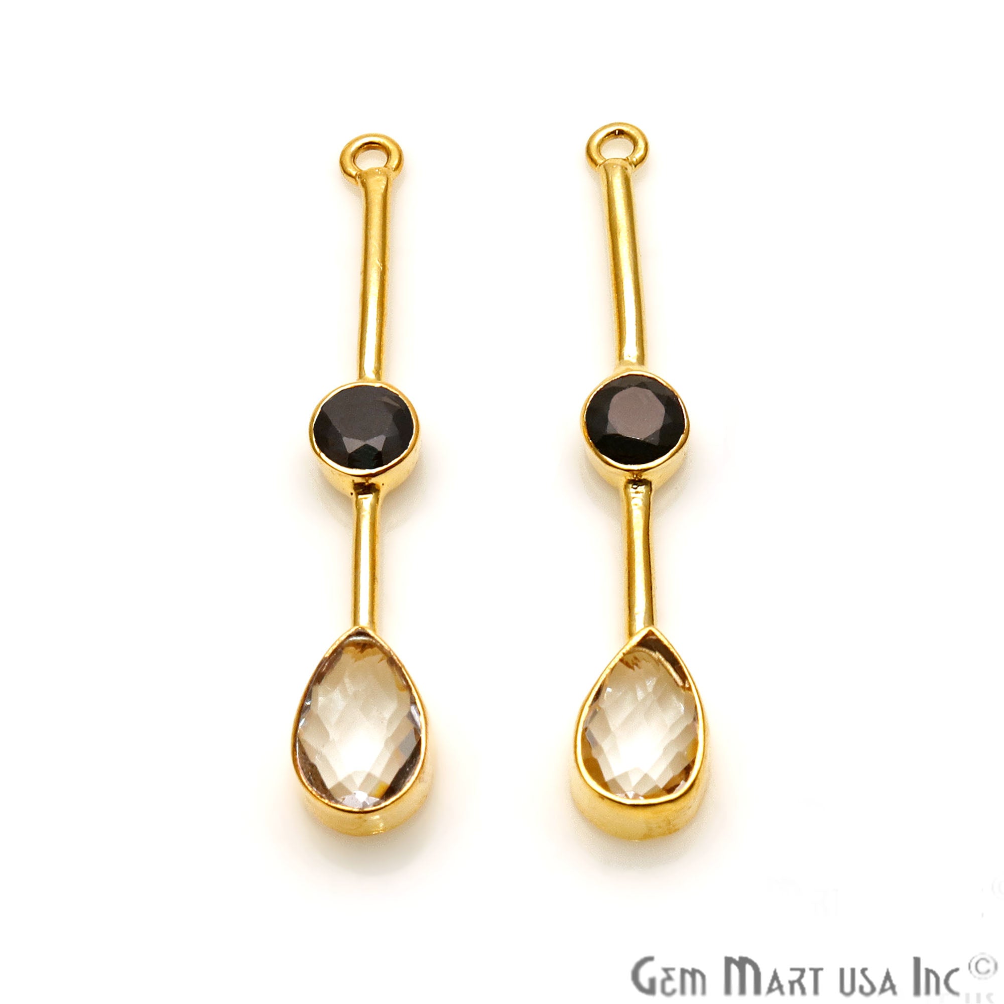 Crystal & Black Onyx