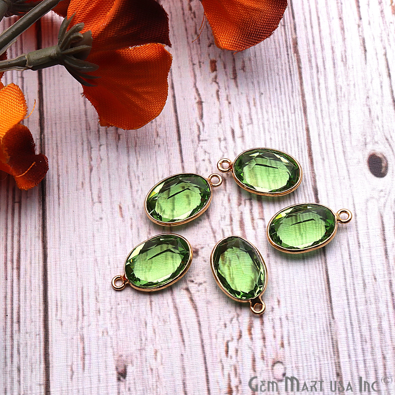 gemstone connector beads, gemstone connector pendant