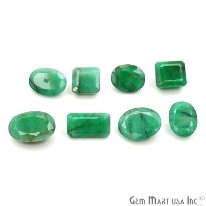 5 cts Emerald 20-10mm May Birthstone Mix Shape Loose Gemstones - GemMartUSA