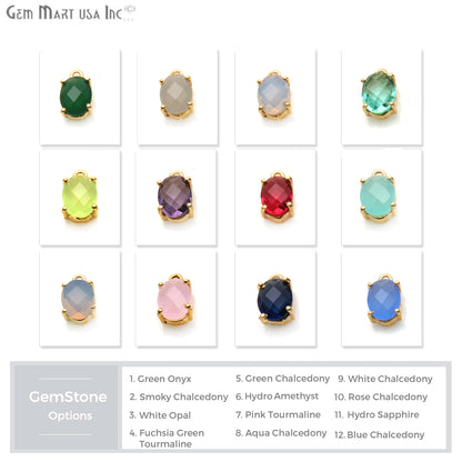 gemstone connector beads, gemstone connector pendant