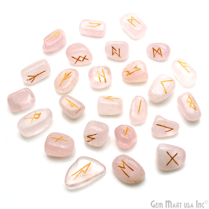 Rune Stones, Medium Size Spiritual Stones, Futhark Reiki, Rune Stone Symbols, Gemstones