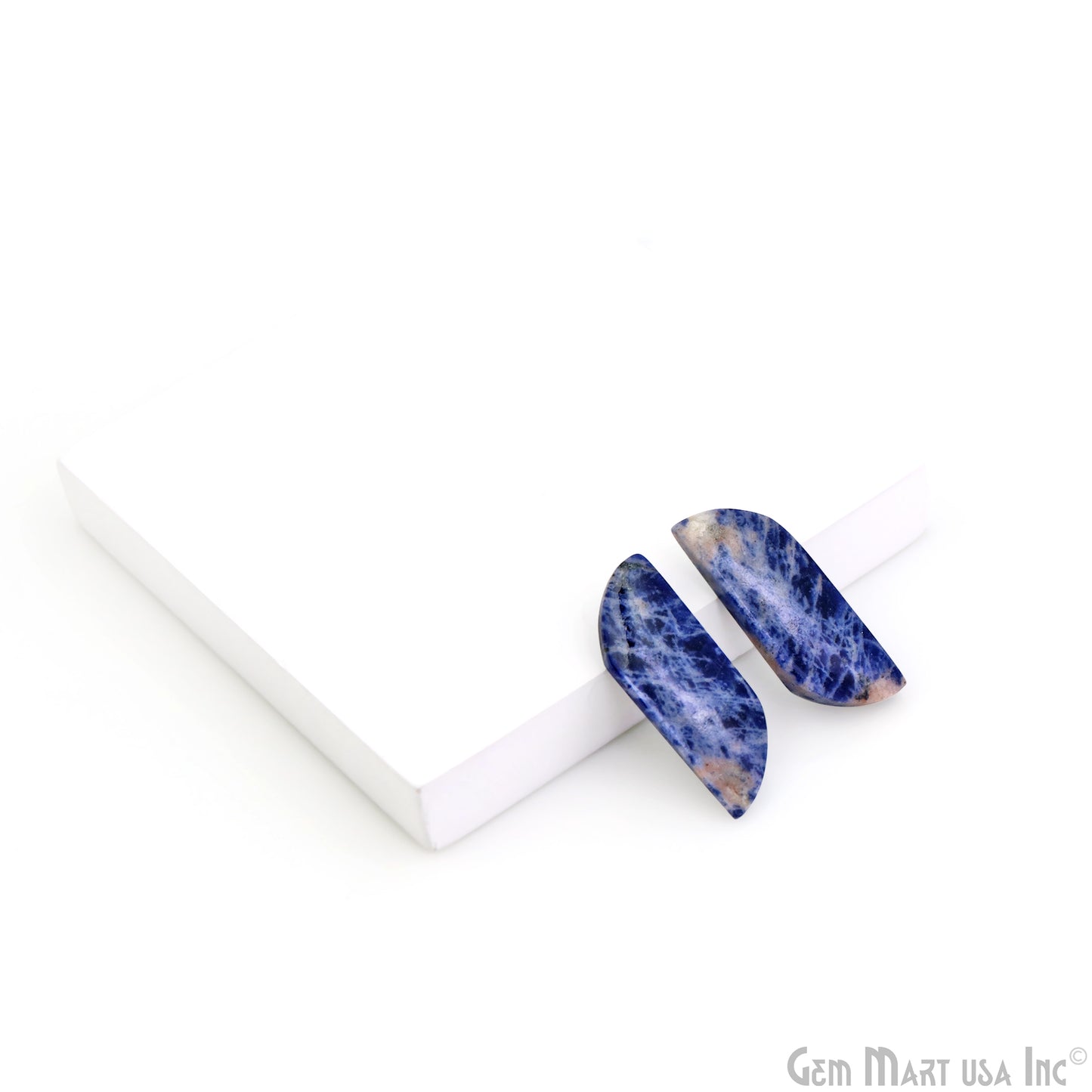 Sodalite 32x12mm Loose Gemstone For Earring Pair