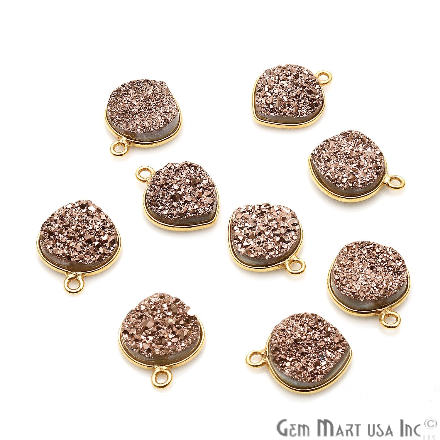 Rose Gold Druzy