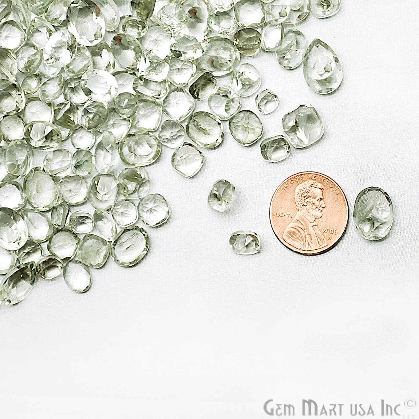 Green Amethyst Mix Shape Wholesale Loose Gemstones (Pick Your Carat) - GemmartUSA