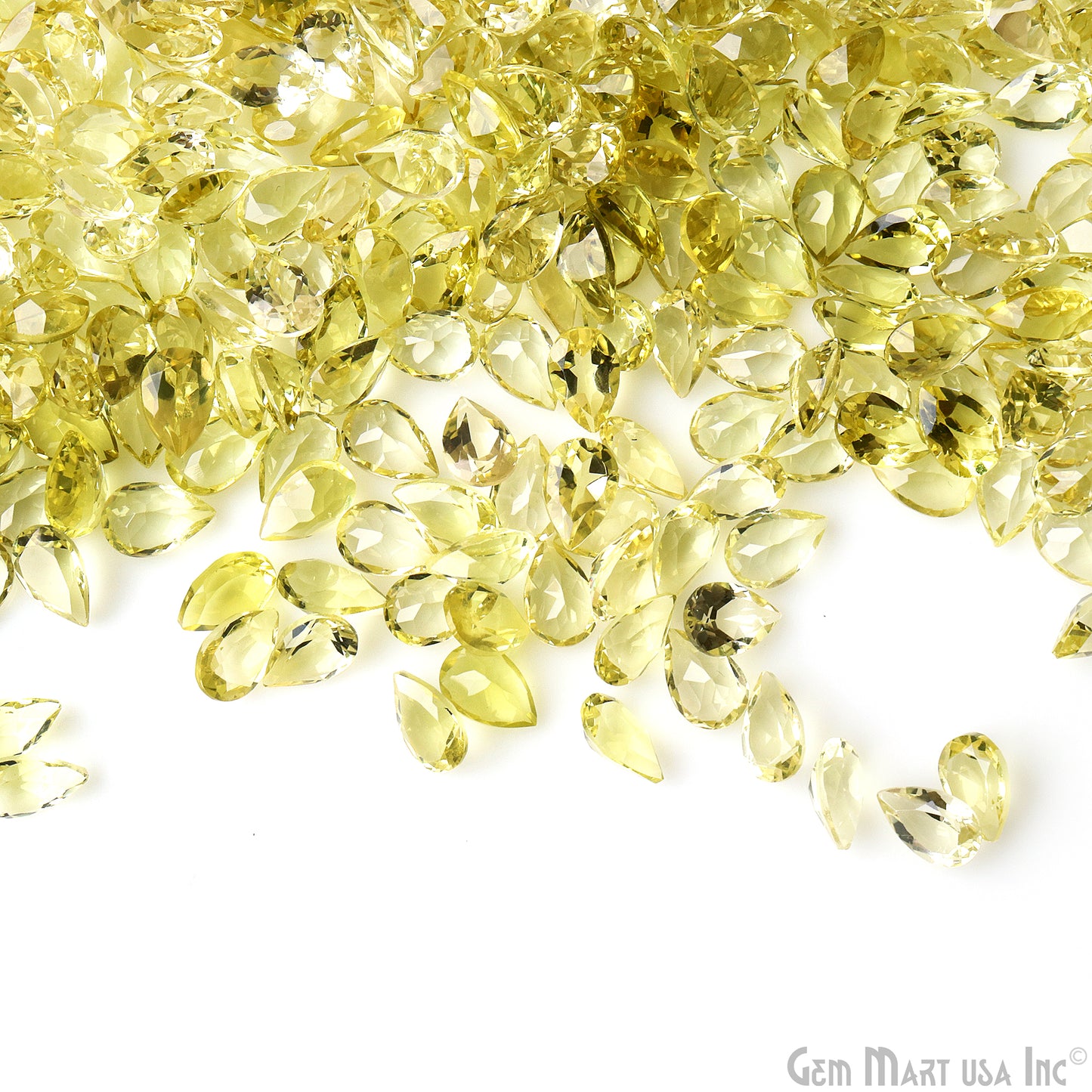 Lemon Topaz Gemstone, 100% Natural Faceted Loose Gems, November Birthstone, 6-8mm, 100 Carats