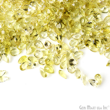 Lemon Topaz Gemstone, 100% Natural Faceted Loose Gems, November Birthstone, 6-8mm, 100 Carats