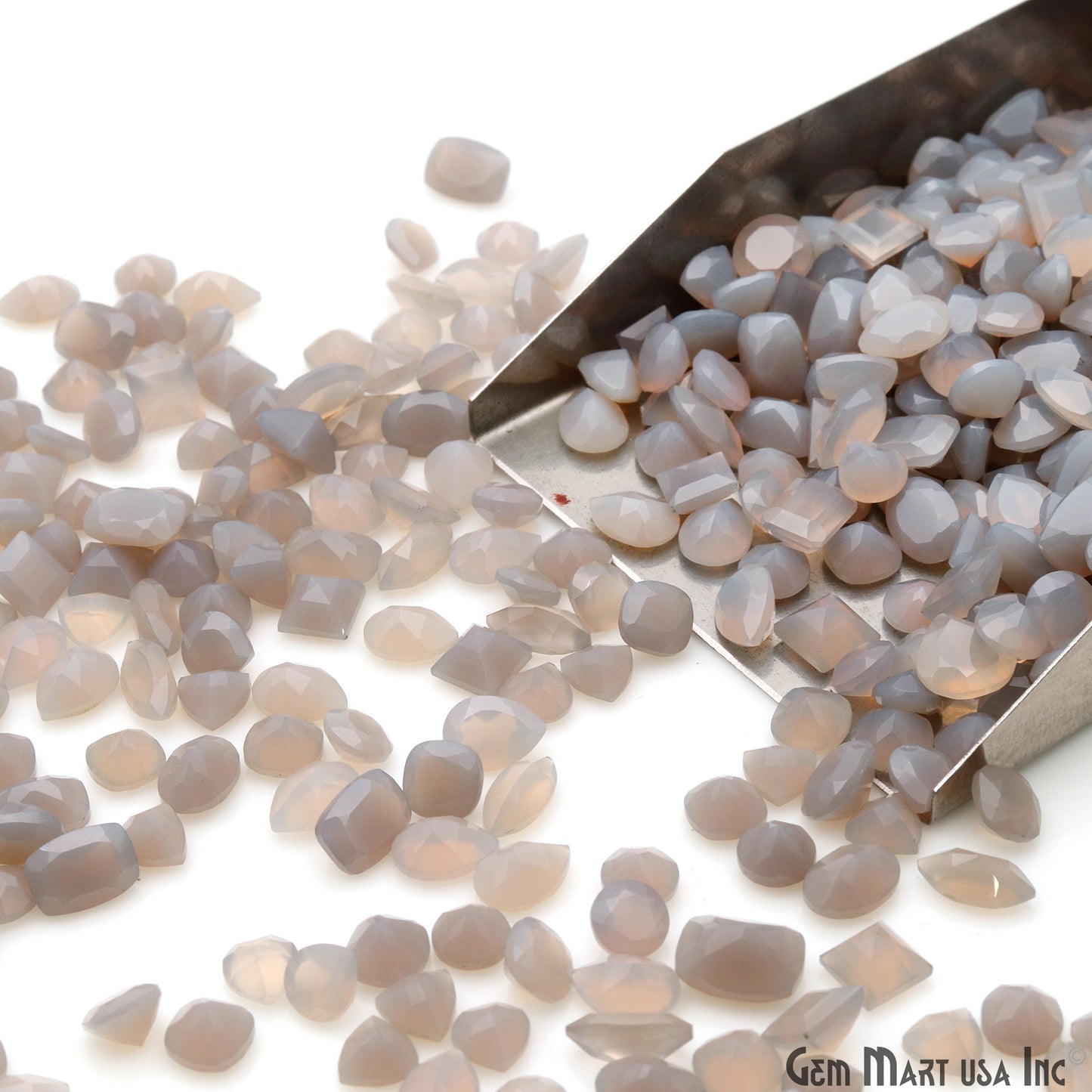 Wholesale Faceted Gemstones, 100% Natural Semi-Precious Gems,  Faceted Loose Gems, 3-5mm, Mixed, 50 Carats