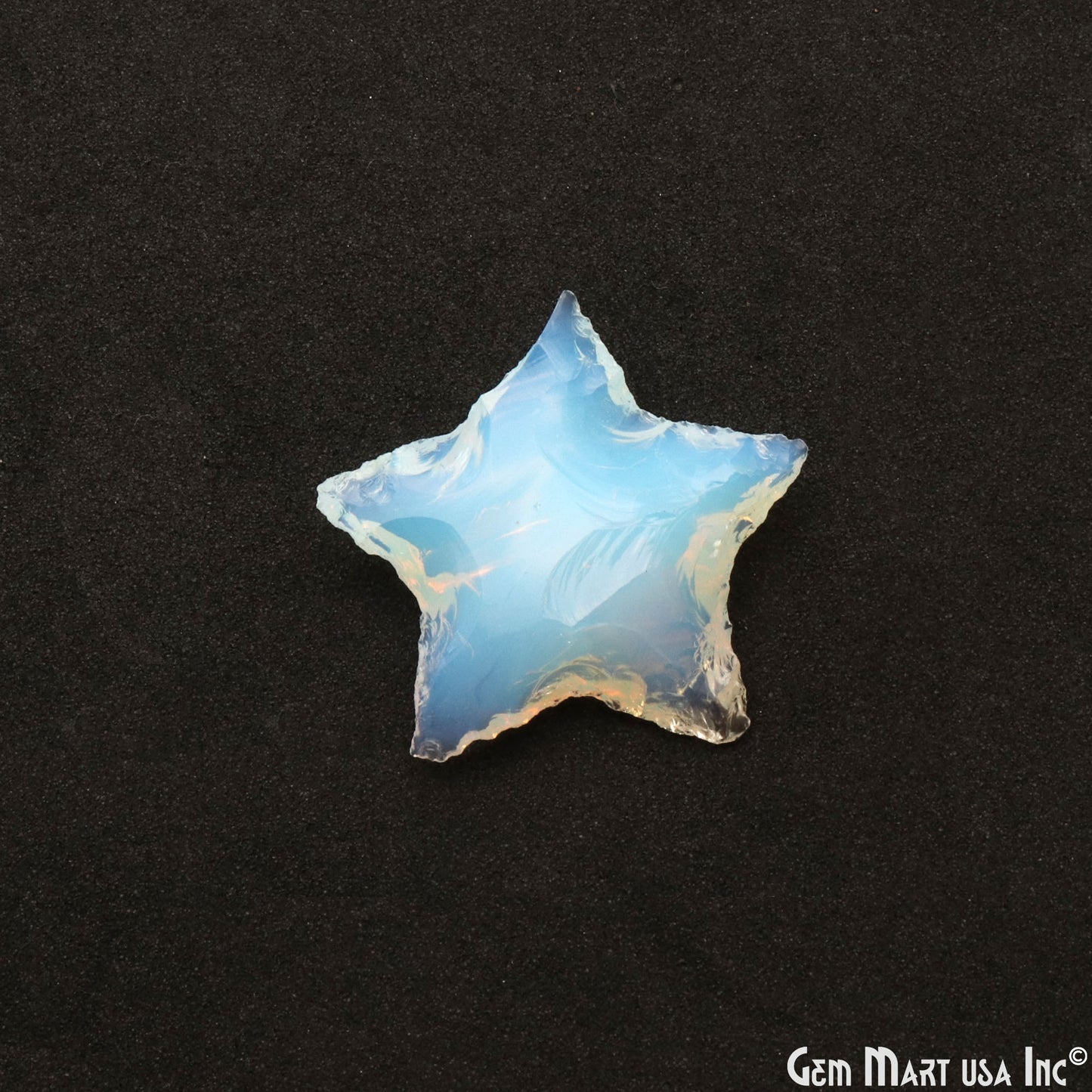 Opalite Star 32x28mm Gemstone Pendant