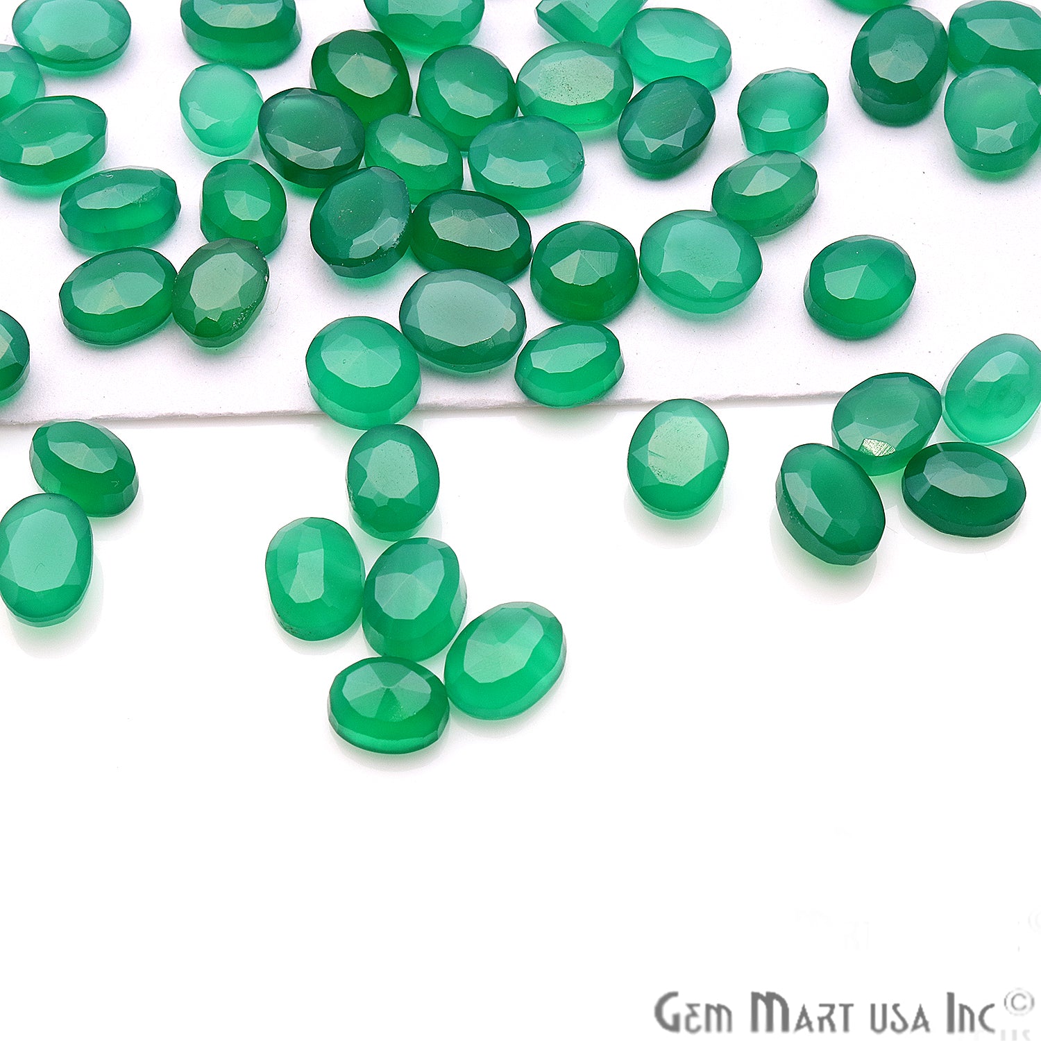 Copy of Green Onyx Mix Shape Wholesale Loose Gemstones - GemMartUSA