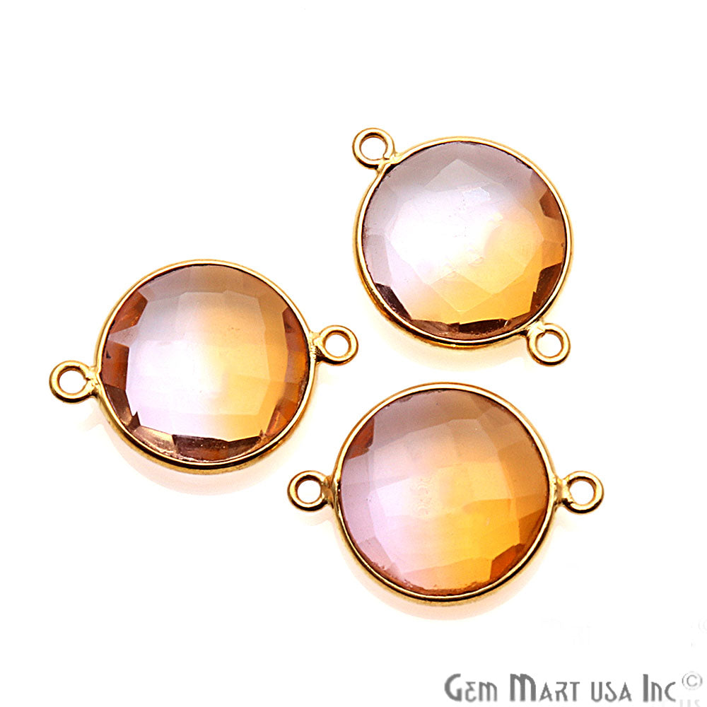 gemstone connector beads, gemstone connector pendant