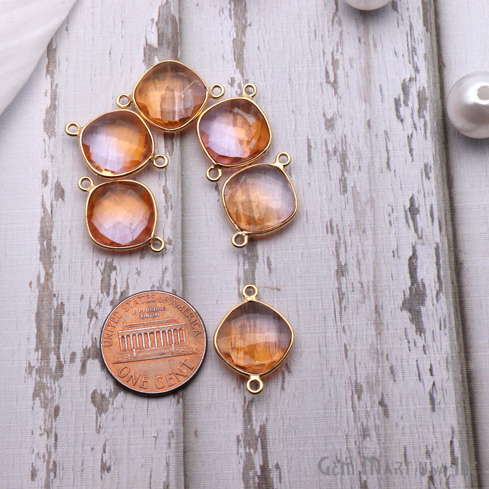 Citrine & Morganite Quartz