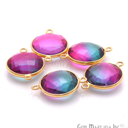 gemstone connector beads, gemstone connector pendant