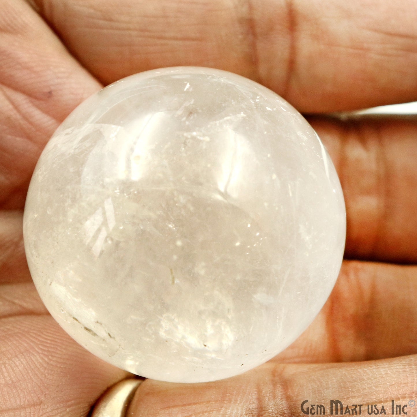 Selenite Gemstone Sphere ball, Reiki Healing Crystal 40-50mm