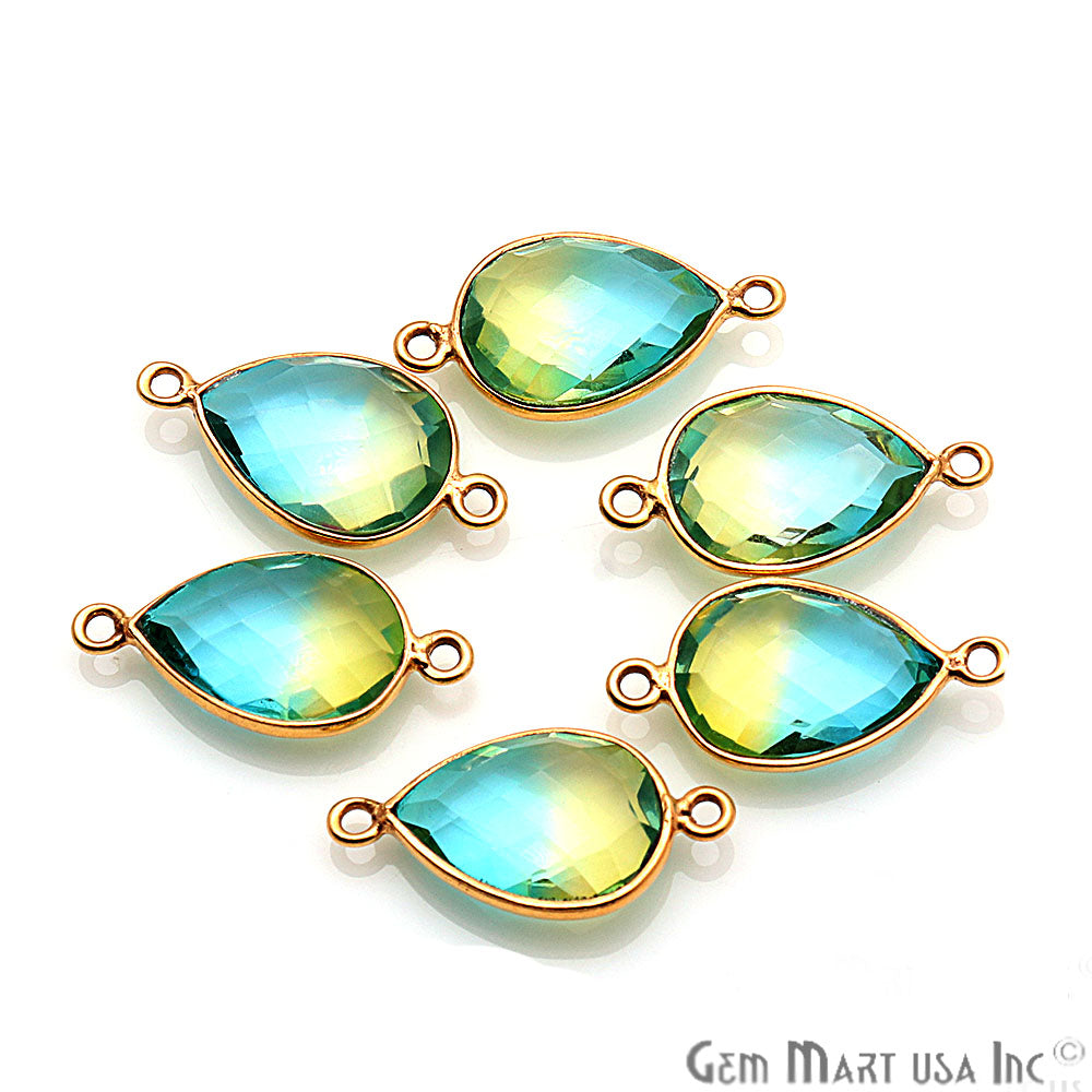 gemstone connector beads, gemstone connector pendant