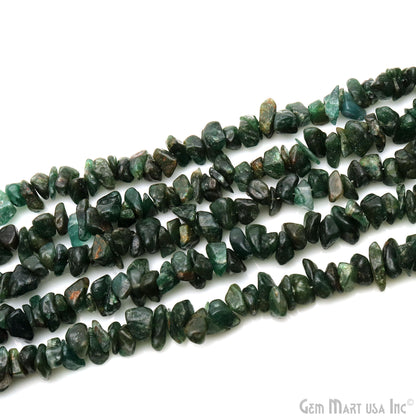 Aventurine Chip Beads, 34 Inch, Natural Chip Strands, Drilled Strung Nugget Beads, 7-10mm, Polished, GemMartUSA (CHAV-70004)