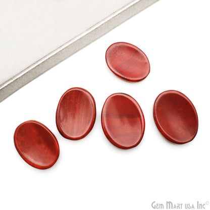 Thumb Meditation Gemstones 39x29mm Oval Hand Curved Thumb Massager Stones