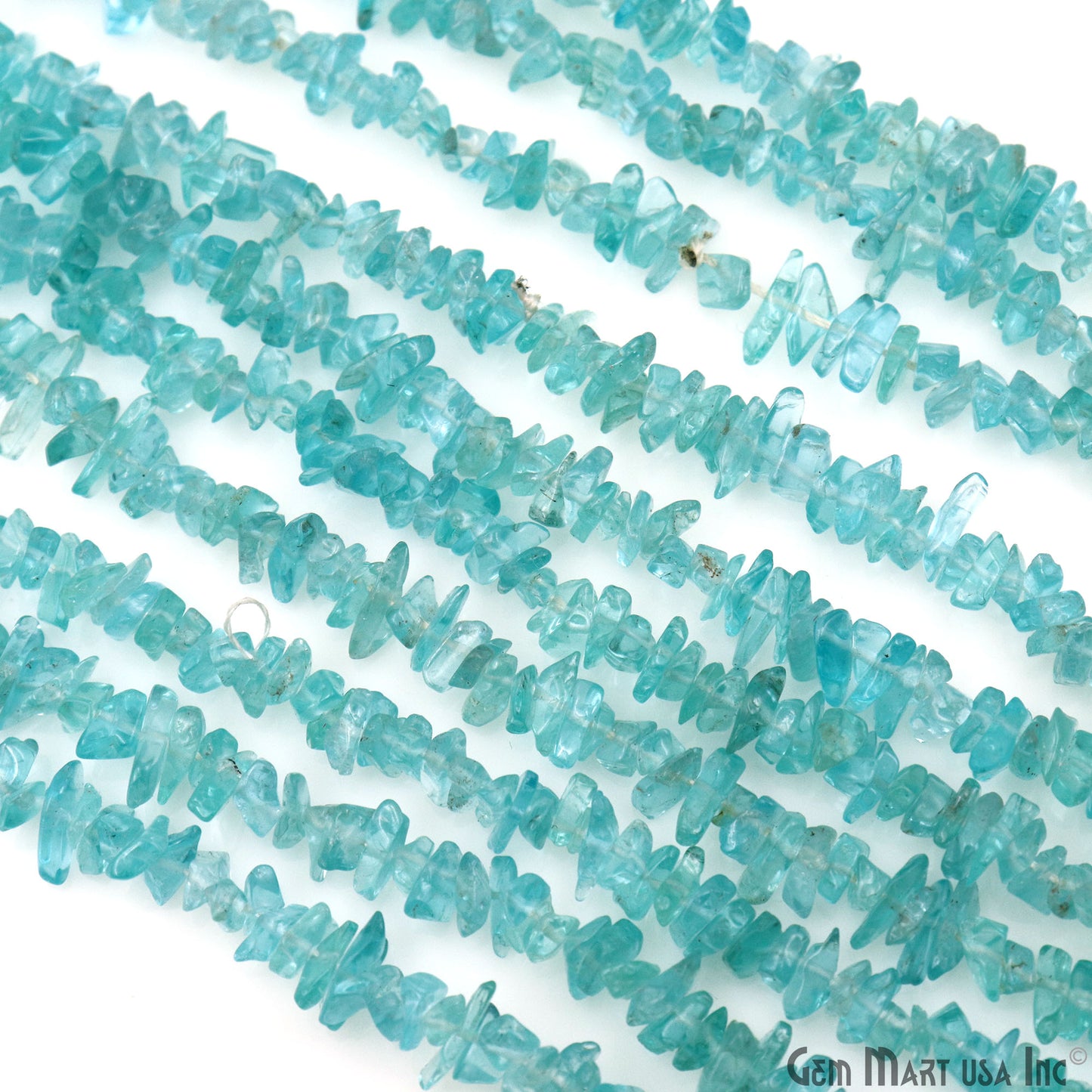 Natural Apatite Chip Beads 34 Inch Full Strand (762206584879)