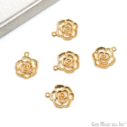 Flower Shape Finding 22x18mm Chandelier Jewelry Charm