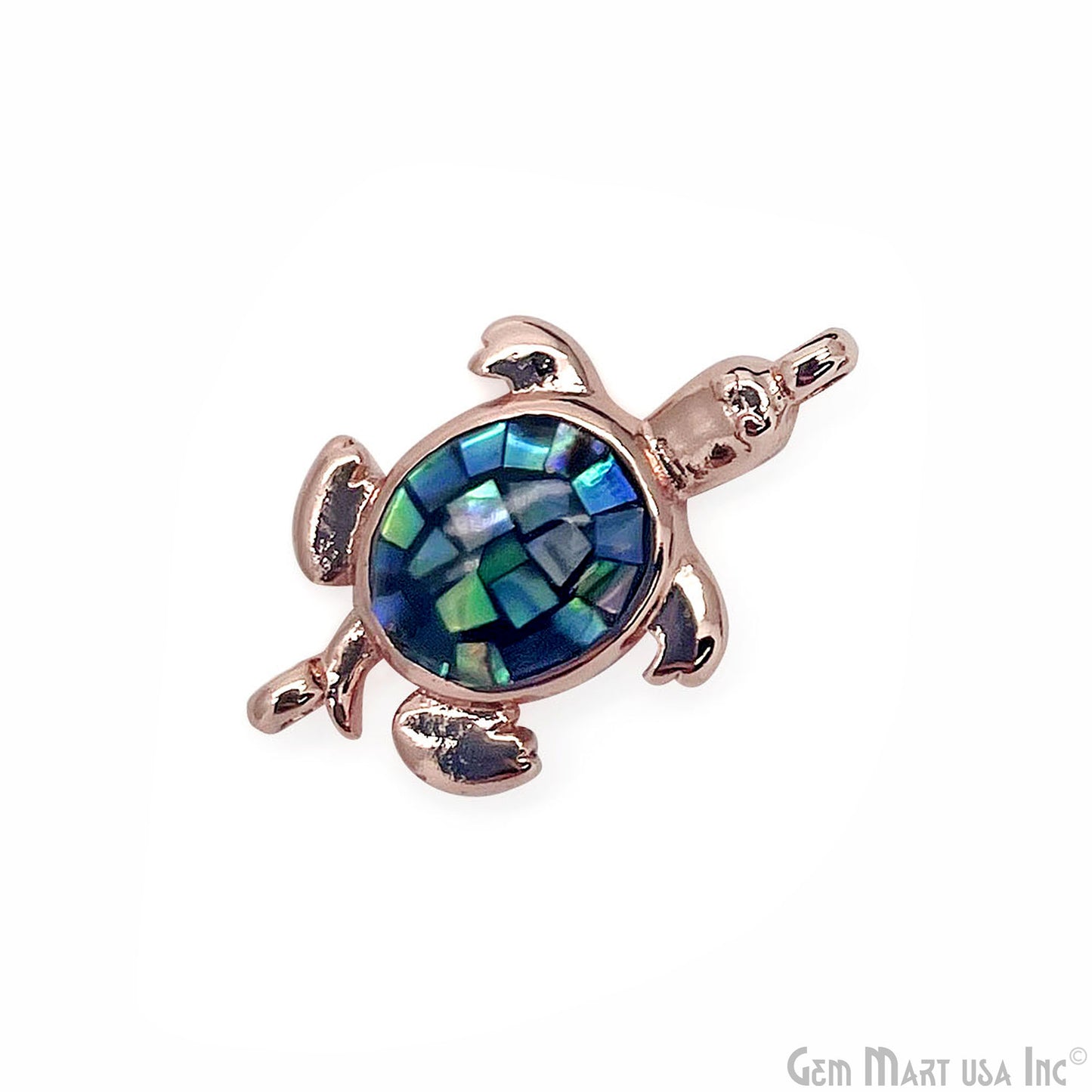 Shell Turtle Charm Connector 21x12mm Tortoise Connector Pendant