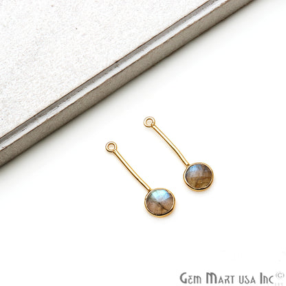 DIY Gemstone Long Dangle Drop Chandelier Earring Connector 1 Pair (Pick Stone) - GemMartUSA