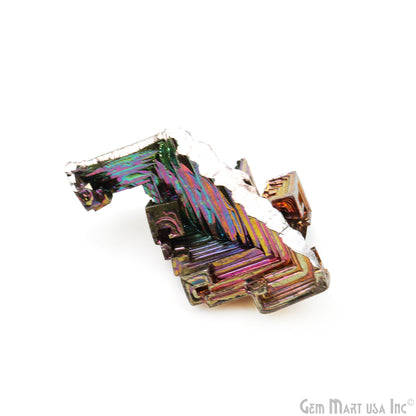 Bismuth Crystal Rainbow Bismuth XXL Crystal Cluster Display Specimen Mineral Decor Pyramid Teaching Tools Stone Educational Rock Peacock Ore