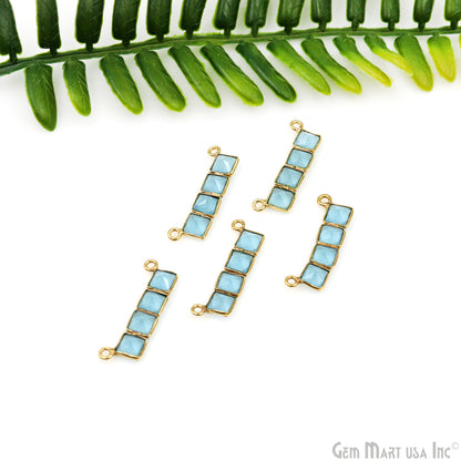 DIY Bar Gemstone 23x6mm Gold Plated Chandelier Finding Component