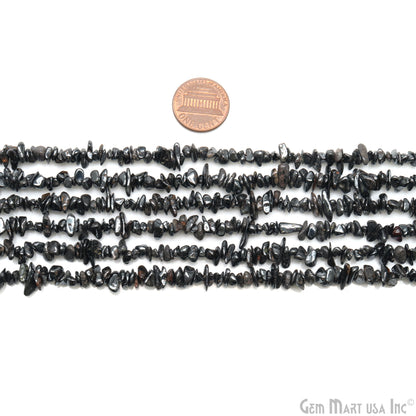 Natural Hematite Gemstone Chip Beads, 34 Inch Full Strand (762215333935)