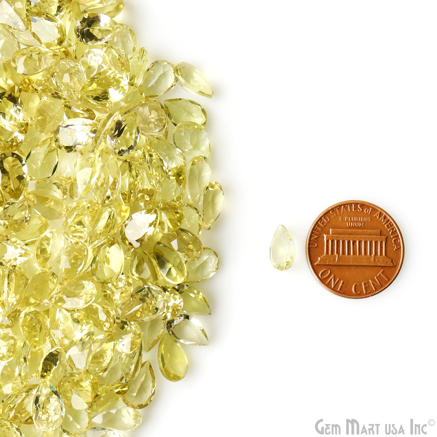 Lemon Topaz Gemstone, 100% Natural Faceted Loose Gems, November Birthstone, 6-8mm, 100 Carats