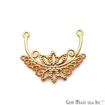 Crown Shape Findings, Filigree Findings, Findings, Jewelry Findings, 35x30mm (50058) - GemMartUSA