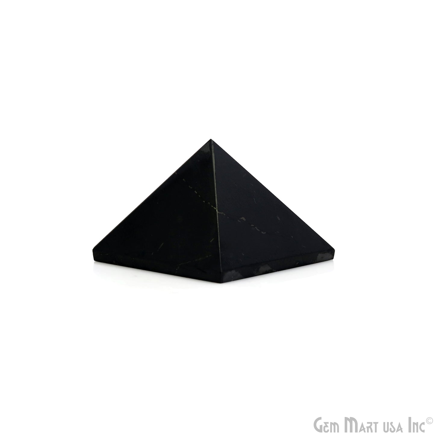 Shungite Pyramid, Crystal Pyramid, Anti Radiation, EMF Protection 50x43mm