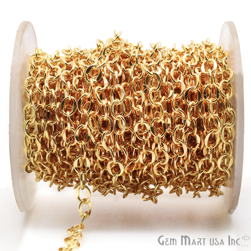 Link Finding Gold Plated Station Rosary Chain - GemmartUSA