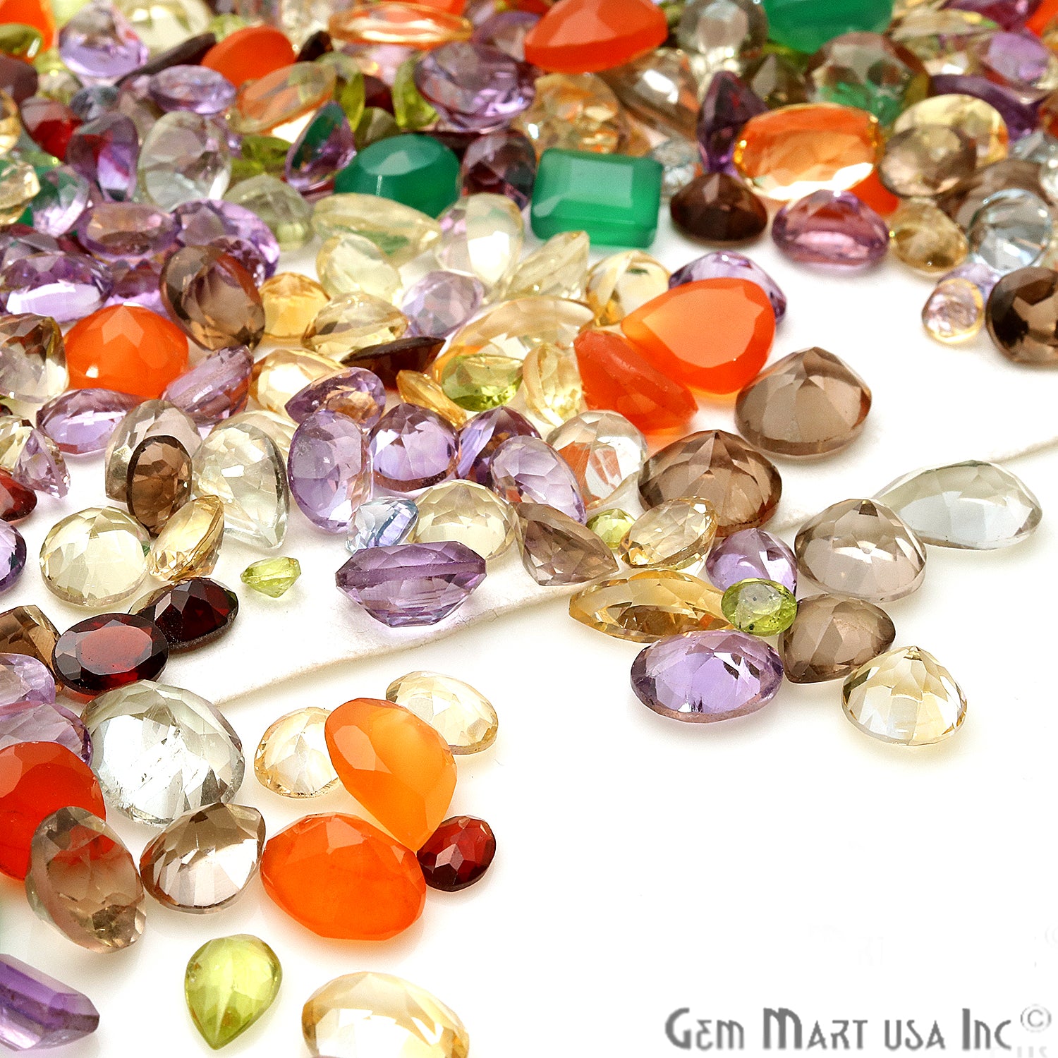50 Carat Mixed A+ Grade Mix Shape Wholesale Loose Gemstones - GemMartUSA