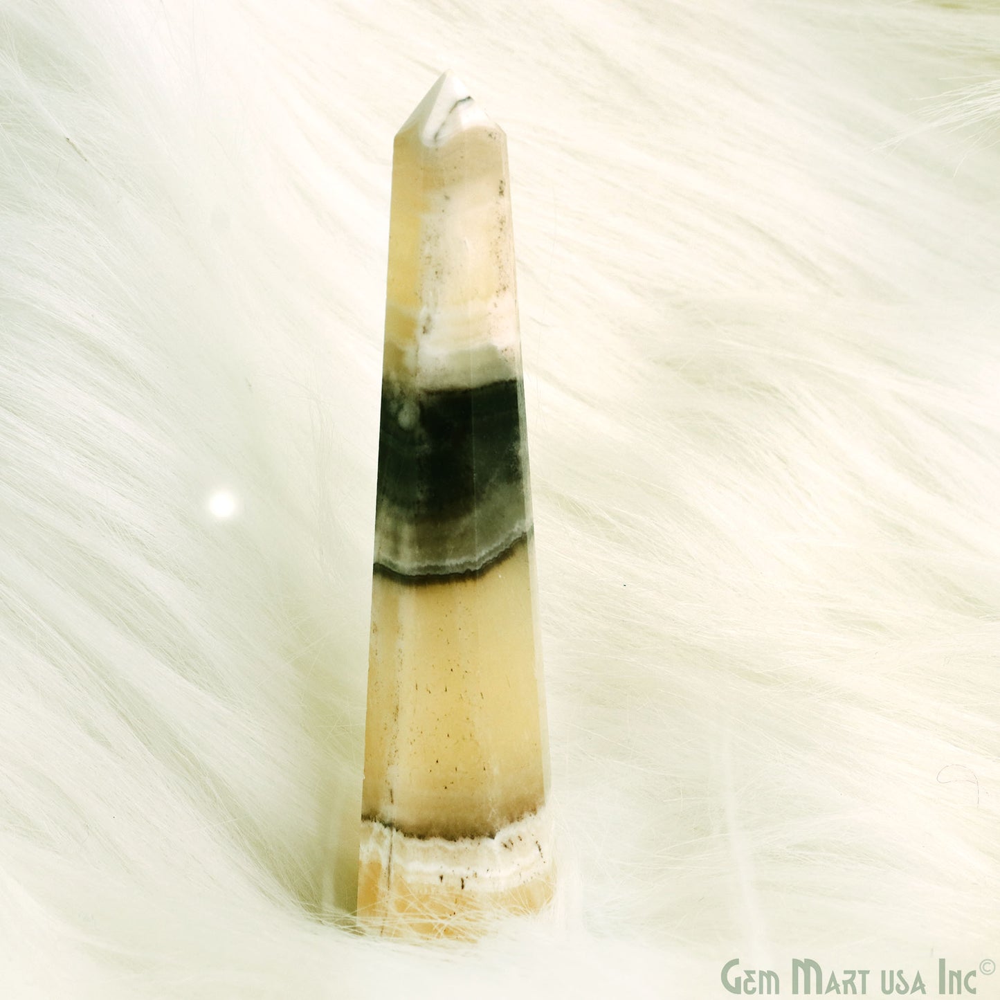 Serpentine Gemstone Jumbo Tower Crystal Tower Obelisk Healing Meditation Gemstones 4-5 Inch