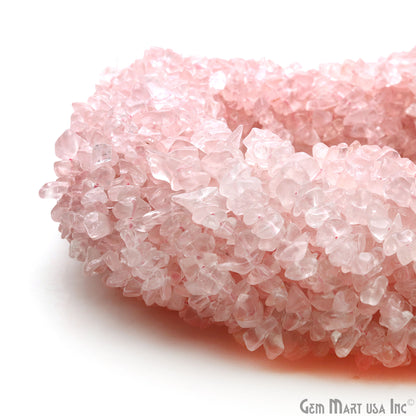 Natural Rose Quartz Chip Nugget Beads 34 inch Full Strand (762225197103)