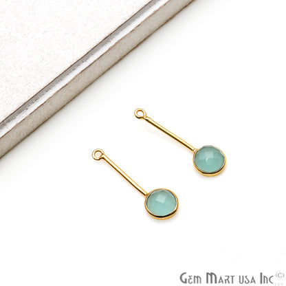 DIY Gemstone Long Dangle Drop Chandelier Earring Connector 1 Pair (Pick Stone) - GemMartUSA